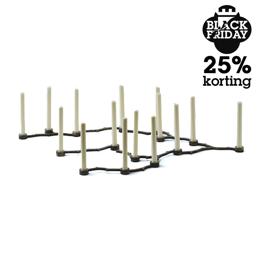 Candle Vaze Bronze set 10 Branches│René Knip voor Thomas Eyck│art. T.E.236-B10│Black Friday 25% korting