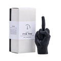Candlehand F*ck You Kaars Zwart│art. FCK-BLACK│achterkant naast verpakking