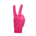 Candlehand Peace Kaars│art. VIC-PINK│achterkant met witte achtergrond