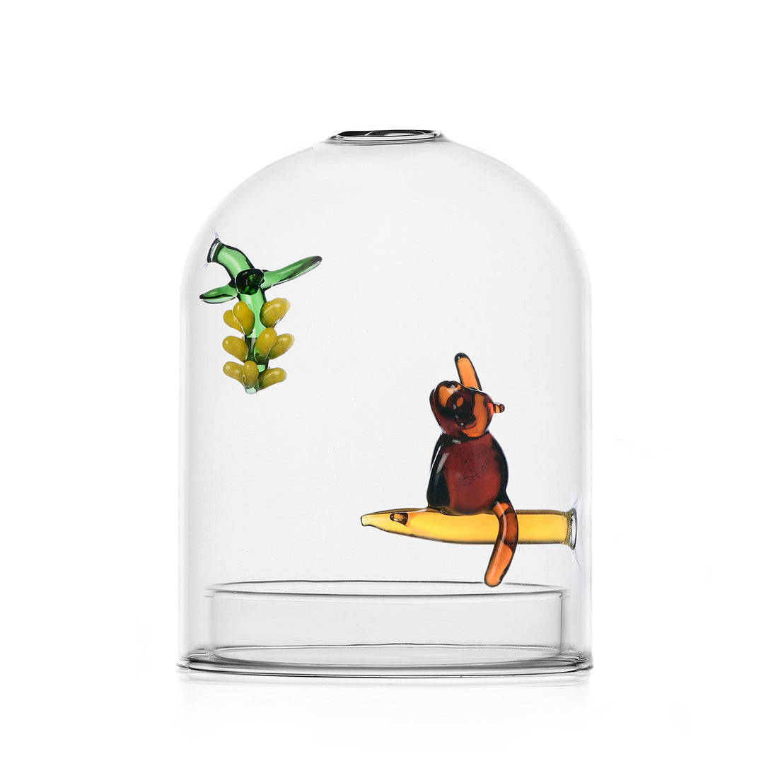Windlicht Birds Ichendorf Milano│Monkey & Bananas│art. 354.073│vooraanzicht met witte achtergrond