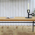 Carry On Big Kandelaar│Peter van de Water│Goods│art. CB 10.01│op tafel met kurkblad voor metalen wand