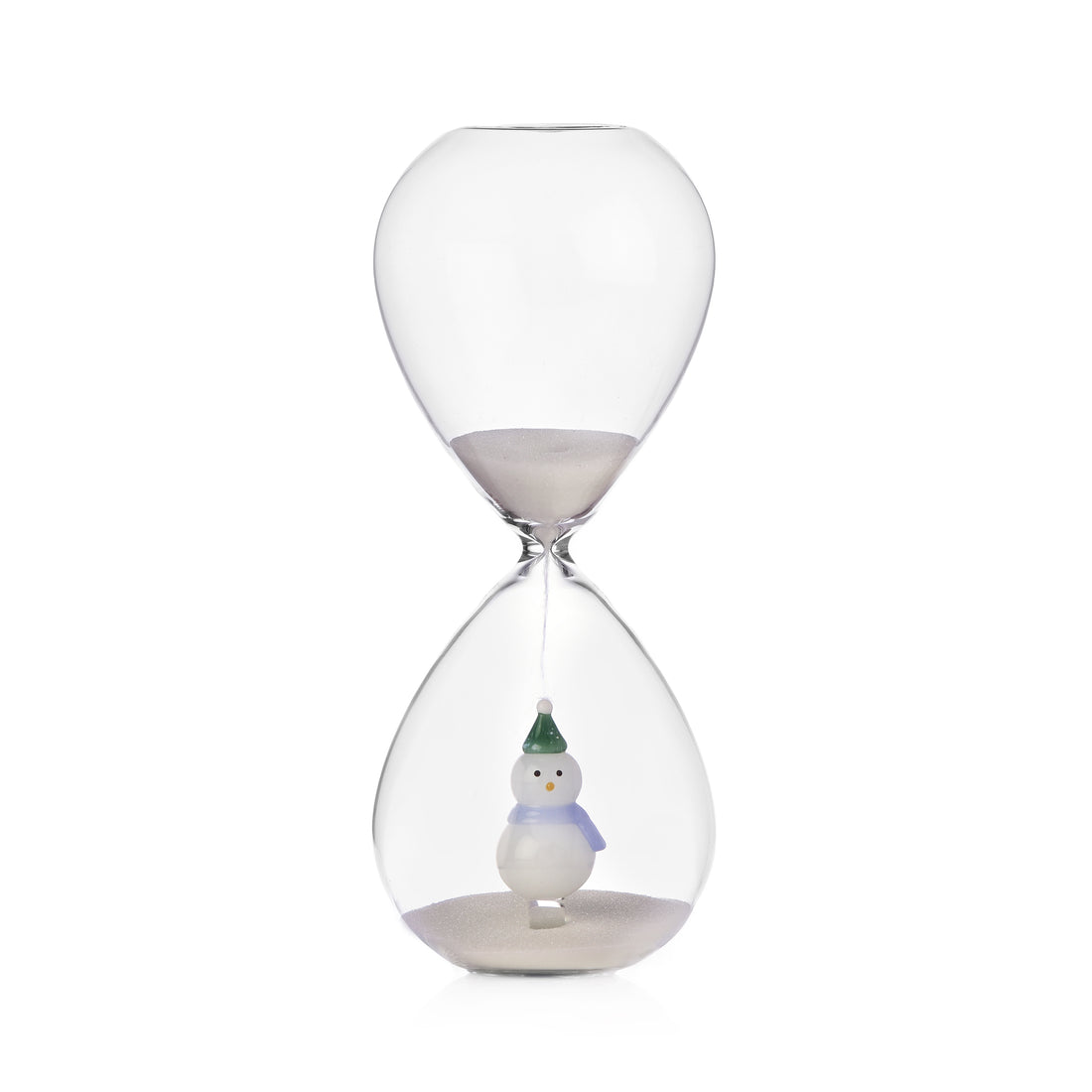 Zandloper Christmas Tales Ichendorf Milano│Sneeuwpop│art. 352.095.45│vooraanzicht met witte achtergrond