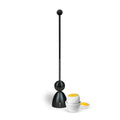 Clack Ei-Opener Mat Zwart│Take2-Design│art. 99072│voorkant met geopend ei op voorgrond