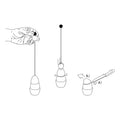 Clack Ei-Opener Mat Goud│Take2-Design│art. 99073│tekening instructie