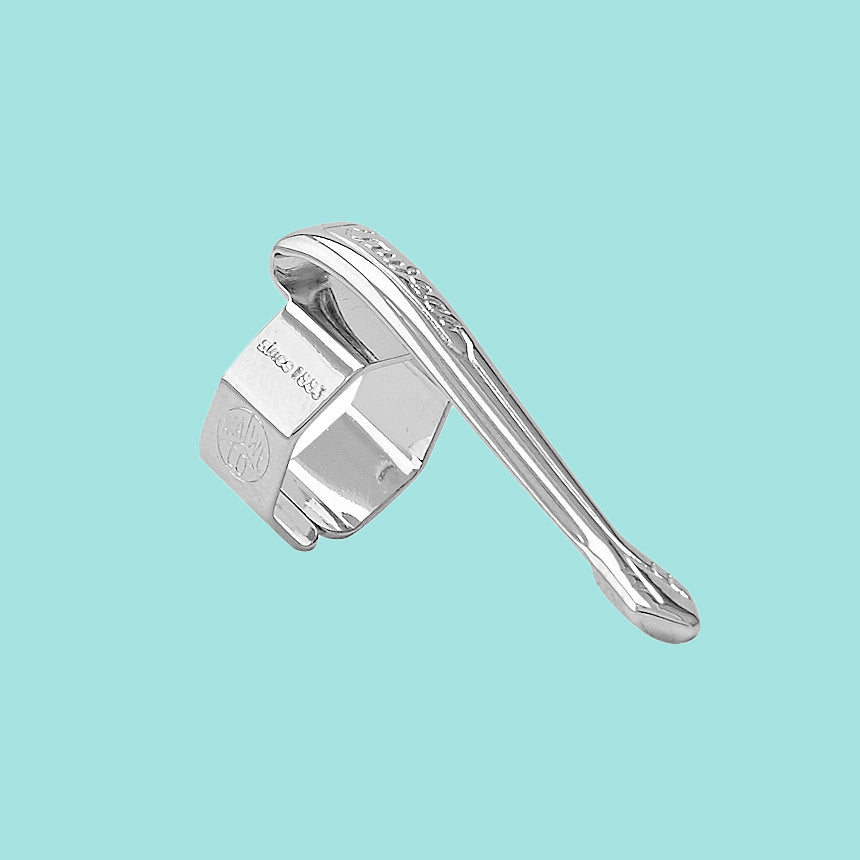 Kaweco Retro Pen Clip Chrome Sport Series│art. 1510719│vooraanzicht met witte achtergrond