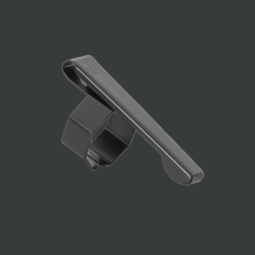 Kaweco Pen Clip Octagonal Zwart│art. 1511154│vooraanzicht schuin met witte achtergrond
