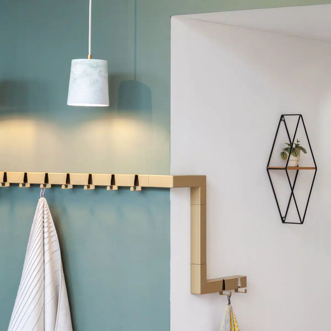 Coatrack by the Meter│50cm zonder haakjes│Vij5│vooraanzicht met witte achtergrond