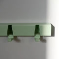 Detail vooraanzicht van Wandkapstok Coatrack by the meter in Mintgroen