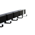Wandkapstok Coatrack by the Meter - vooraanzicht schuin met detail haken