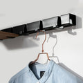 Weandkapstok Coatrack by the Meter met eiek plankje en kledinghanger met hemd aan haakje
