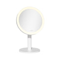 Como Kosmetische Spiegel Wit│Oplaadbare Verlichting│Villeroy & Boch│art. 97031│voorkant met licht aan en witte achtergrond