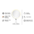 Como Kosmetische Spiegel Wit│Oplaadbare Verlichting│Villeroy & Boch│art. 97031│technische 