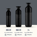 Dopper Insulated 1L Blazing Black│art. 5654│afmetingen en gewicht