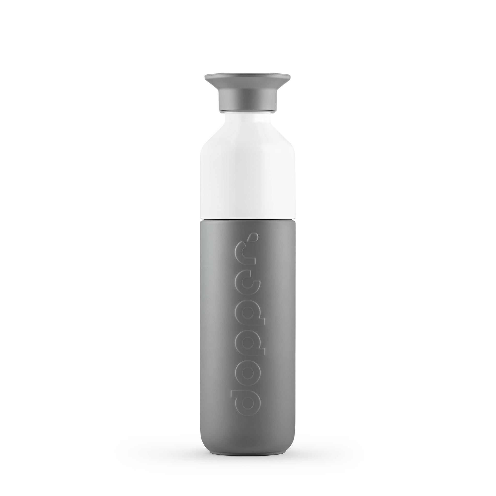 Doppre Insulated Small Glacier Grey│Thermosfles 350ml│art. 1557│voorkant met witte achtergrond