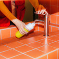 Dopper Insulated Small Lemon Crush│Thermosfles 350ml Geel│art. 4466│onder kraan gevuld