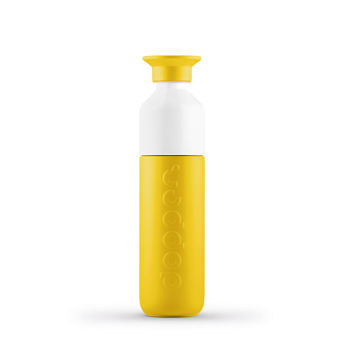 Dopper Insulated Small Lemon Crush│Thermosfles 350ml Geel│art. 4466│voorkant met witte achtergrond