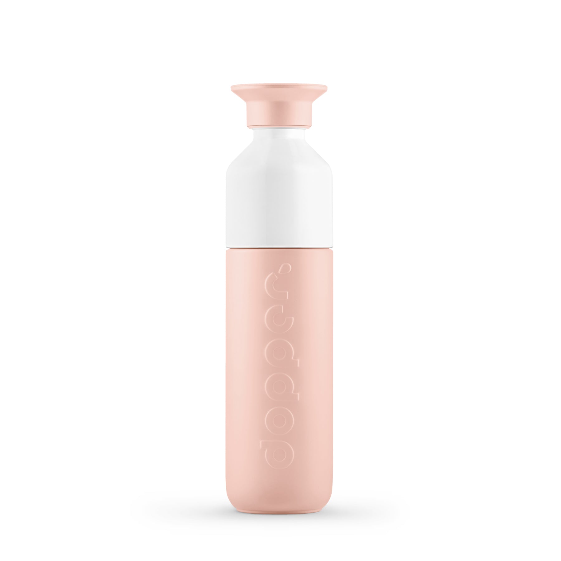 Dopper Insulated Small Pebble Peach│Thermosfles 350ml│vooraanzicht met witte achtergrond