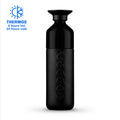 Dopper Insulated Large Blazing Black│Thermosfles 580ml Zwart│art. 2035│vooraanzicht met Thermos logo
