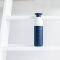 Dopper Insulated large Breaker Blue│Thermosfles 580ml Blauw│art. 3391│op witte trap