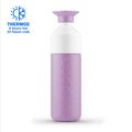 Dopper Insulated large Throwback Lilac│Thermosfles 580ml│art. 4435│vooraanzicht met Thermos logo