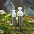 Dopper Insulated large Silver│Thermosfles 580ml│art. 7160│grote en kleine maat in bergen