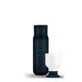Dopper Original Dark Spring│Waterfles 450ml Blauw│art. 3803│voorkant met dop als beker