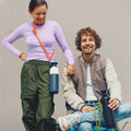 Dopper Insulated X-Large Breaker Blue│Thermosfles 1L│art. 5661│koppel met blauwe en zwarte fles
