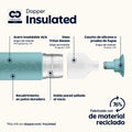Dopper Insulated Large Bottlenose Blue│Thermosfles 580ml│art. 5289│materialen