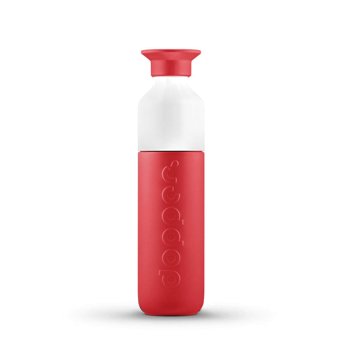Dopper Insulated Small Deep Coral│Thermosfles 350ml Rood│art. 5272│Voorkant met witte achtergrond