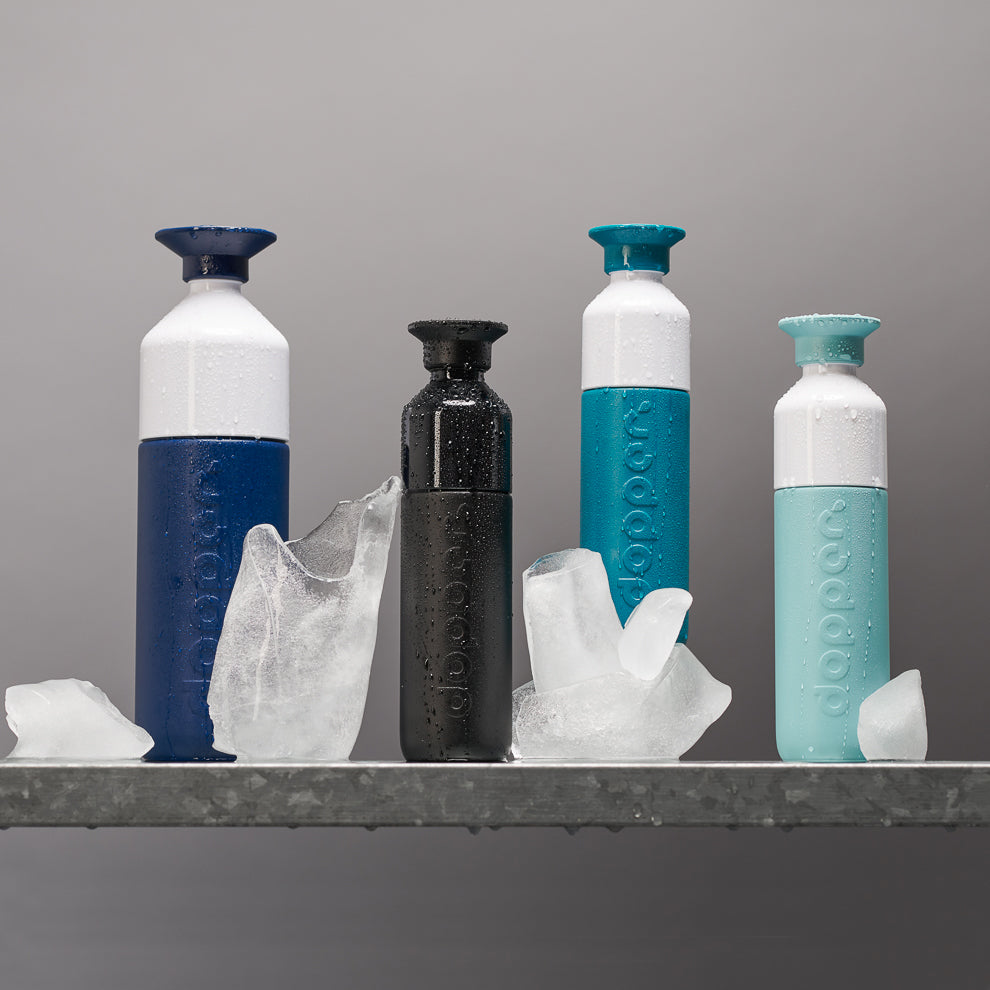 Dopper Insulated Small Green Lagoon│Thermosfles 350ml│art. 5333│diverse modellen met ijsblokken