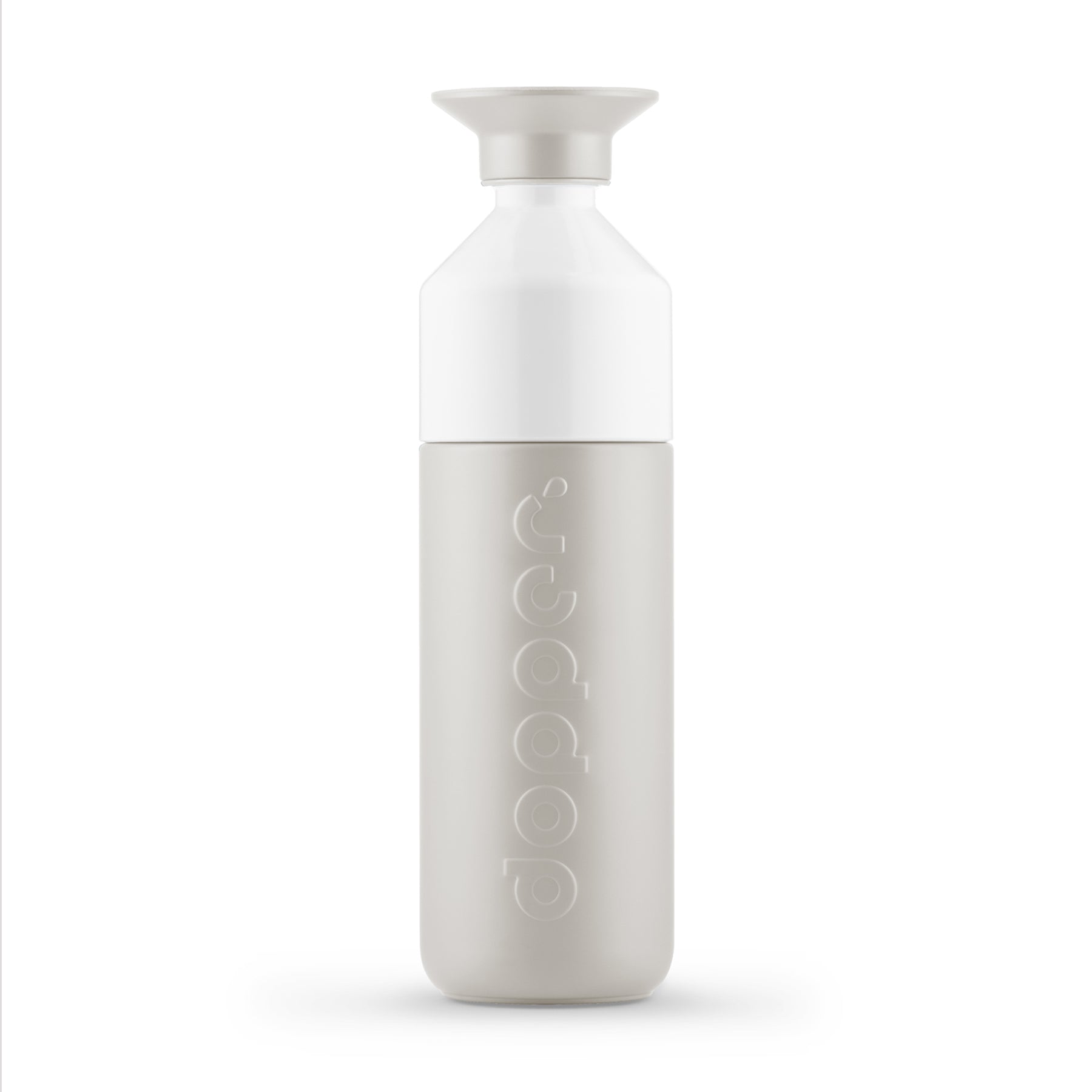 Dopper Insulated Large Gentle Grey│Thermosfles 580ml│art. 5302│vooraanzicht met witte achtergrond