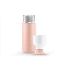 Dopper Insulated Large Pebble Peach│Thermosfles 580 ml│art. 6866│vooraanzicht met losse beker