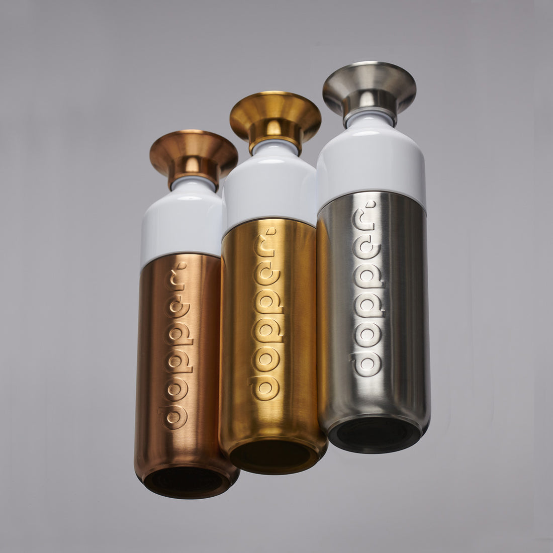 Dopper Steel Limited Edition│Waterfles 800ml│art. 7243│vooraanzicht met Lim. ED. teken