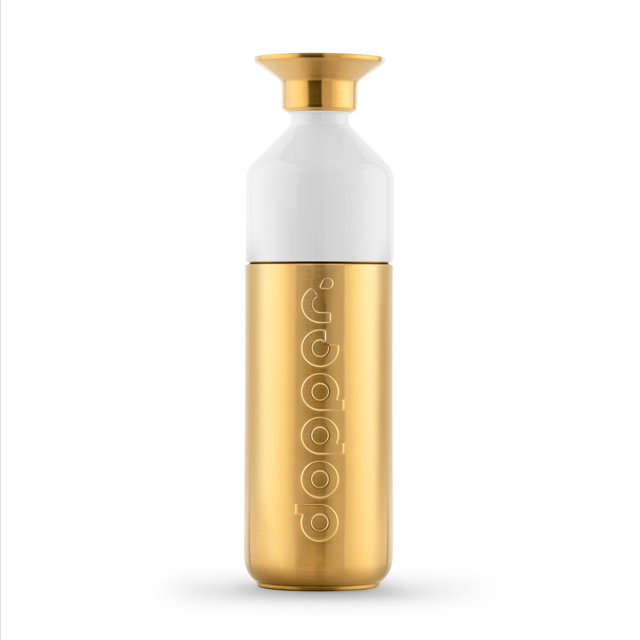 Dopper Steel Limited Edition Gold│Waterfles 800ml│art. 6088│vooraanzicht met witte achtergrond