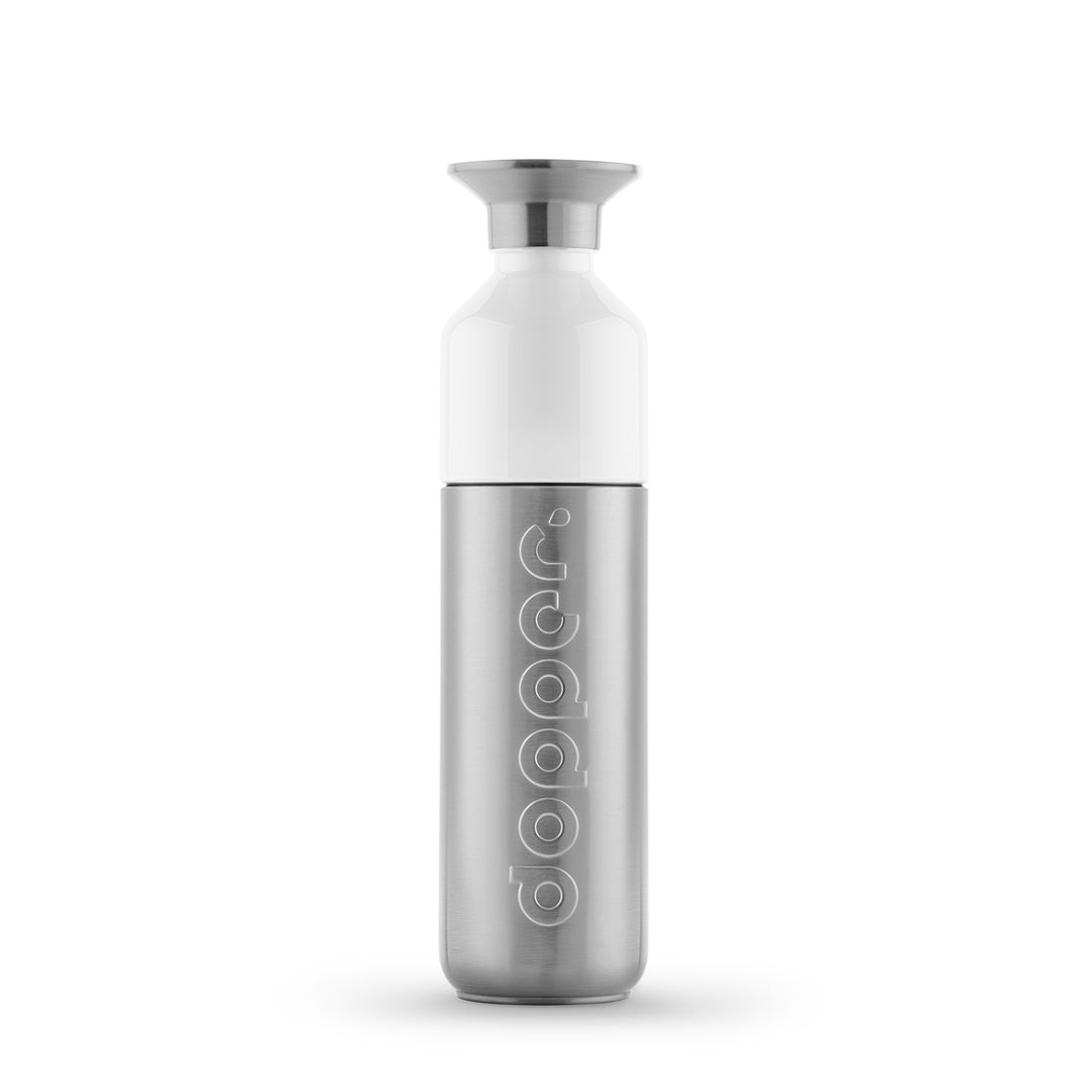 Dopper Limited Edition Steel│Waterfels 490ml│art. 6200│vooraanzicht met Lim. Ed. teken
