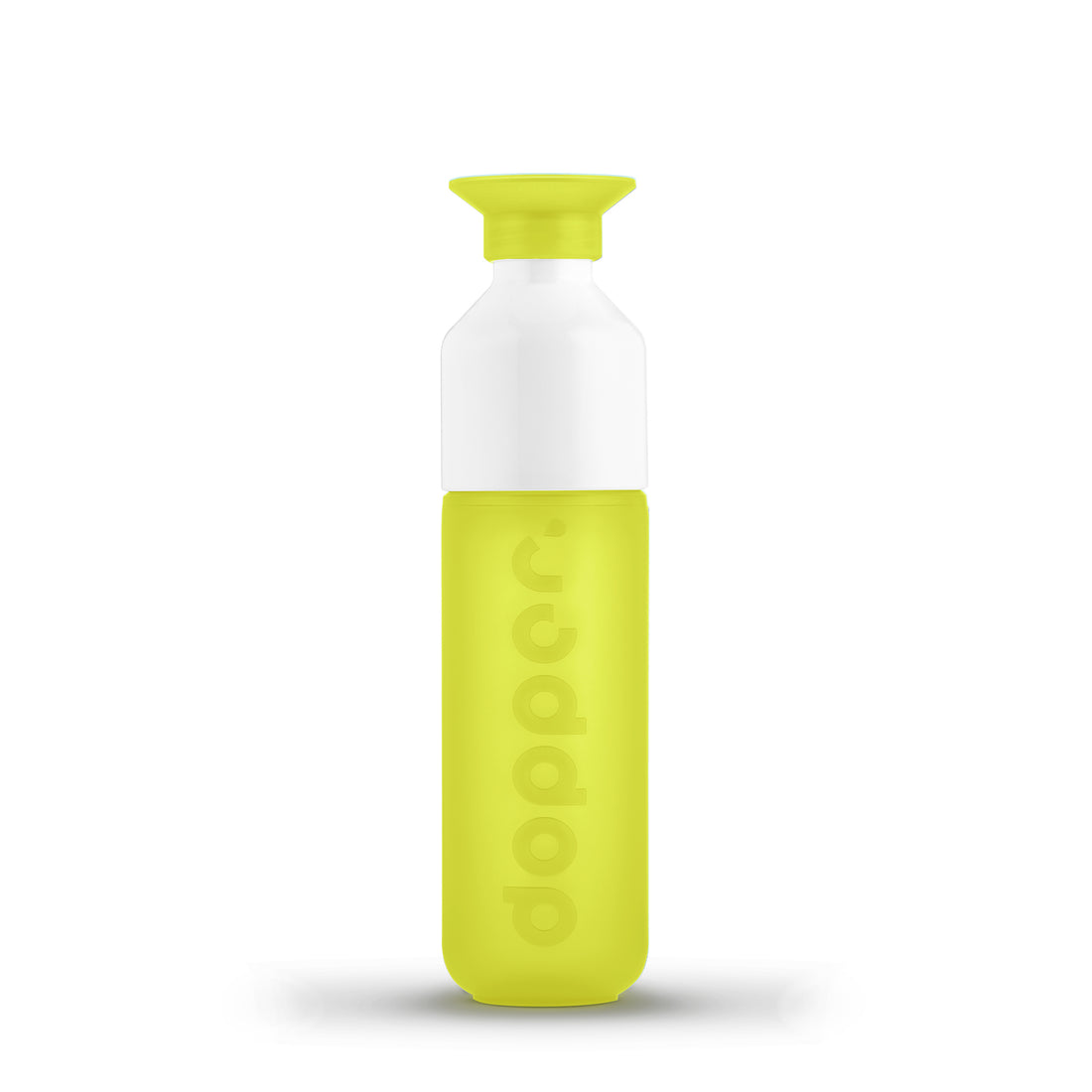 Dopper Original Seahorse Lime│Waterfles 450ml Geel│art. 5173│voorkant met witte achtergrond