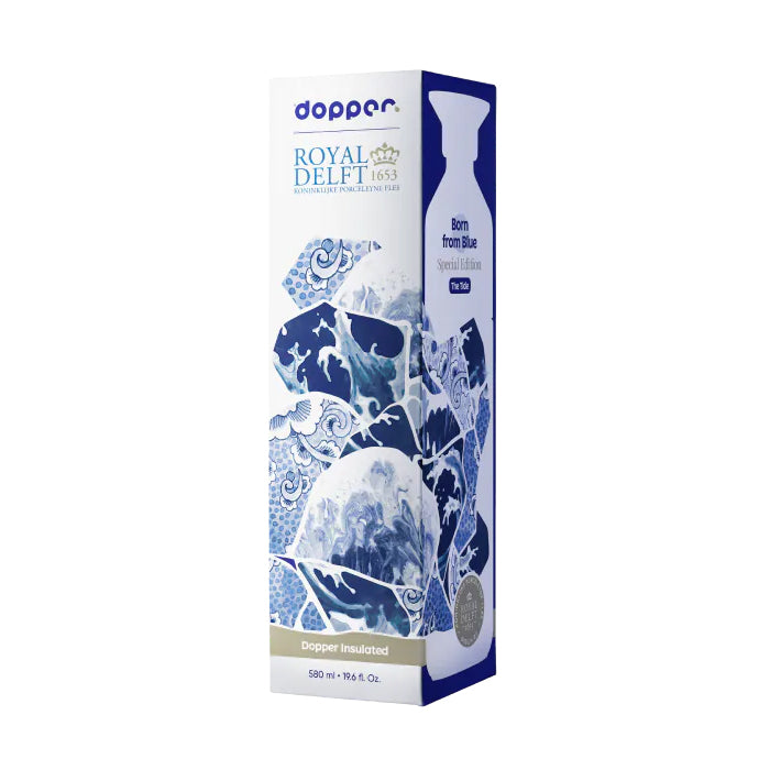 Dopper Insulated Large x Royal Delft The Tide│art.     │verpakking