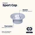 Dopper Sportcap Arctic Grey│art. 2998│materialen