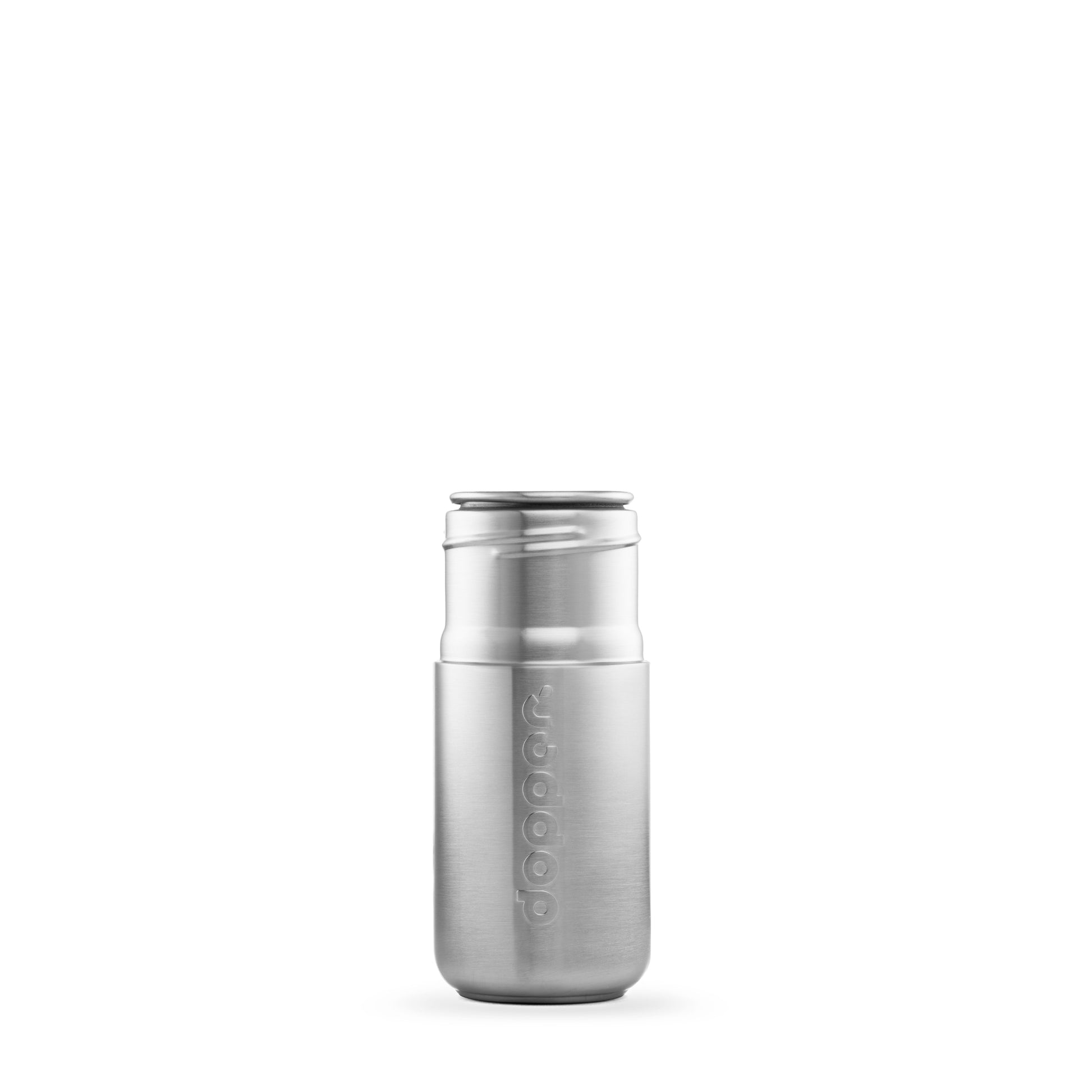 Dopper Steel 350ml│Waterfles RVS│art. 4756│voorkant zonder dop