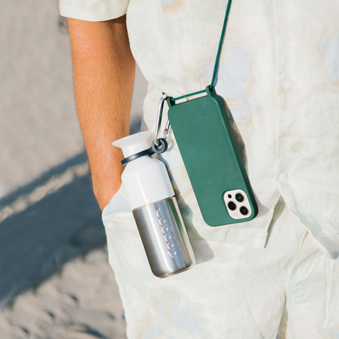 Dopper Steel 350ml│Waterfles RVS│art. 4756│vooraanzicht met witte achtergrond