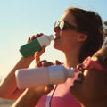 Dopper Steel Fresh Green│Drinkfles 350ml│art 7337│vrouwen drinken uit fles