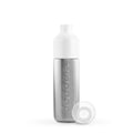Dopper Steel 490 ml│Waterfles RVS│art. 0772│voorkant met losse dop naast fles