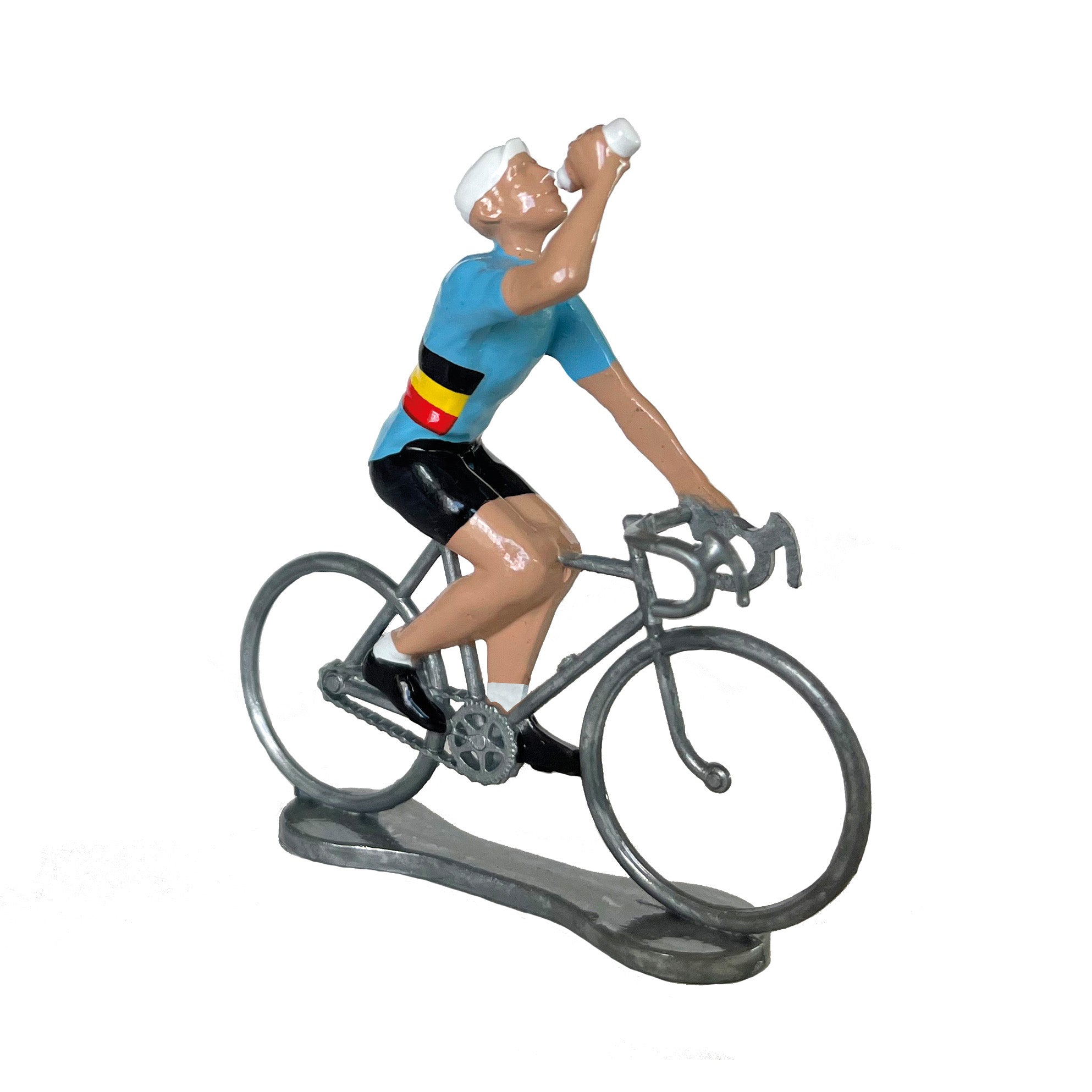 Bernard & Eddy Miniatuur Wielrenner Dorstige België│art. 304046│voorkant schuin