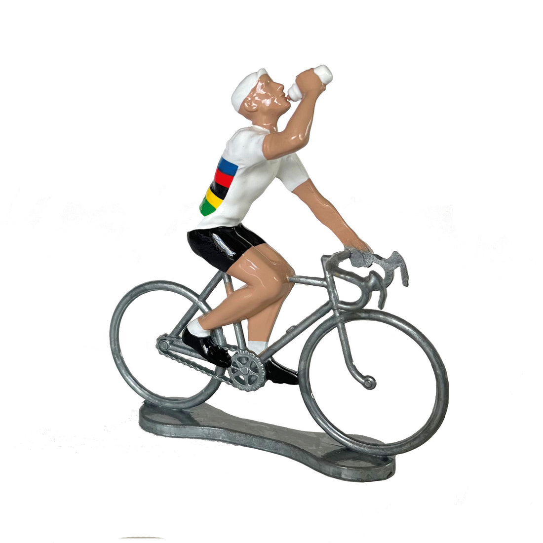 Miniatuur Wielrenner Dorstige Wereldkampioen│Bernard&Eddy│art. 303773│zijaanzicht