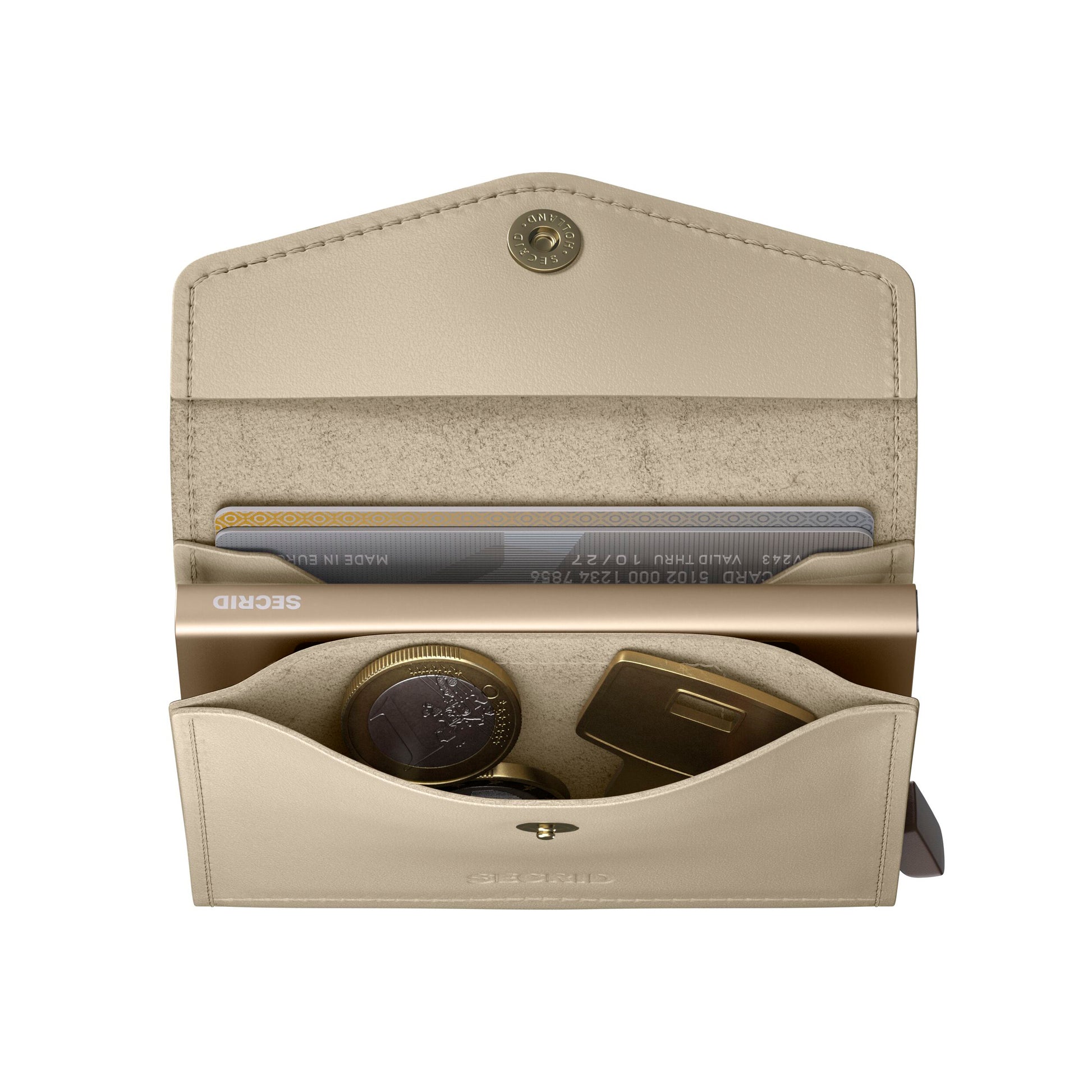 geopend met muntgeld