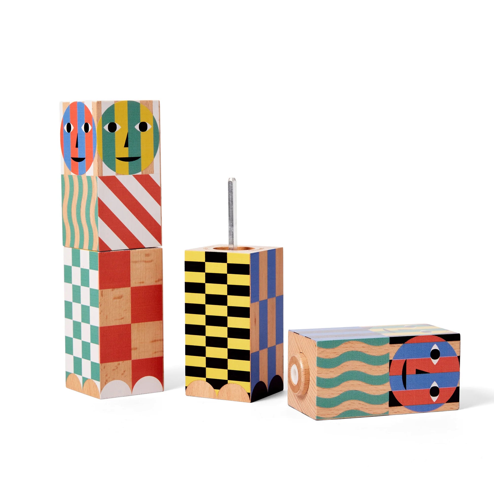 Peper & Zoutmolen Everybody Witte versie staand naast Zwarte versie liggend