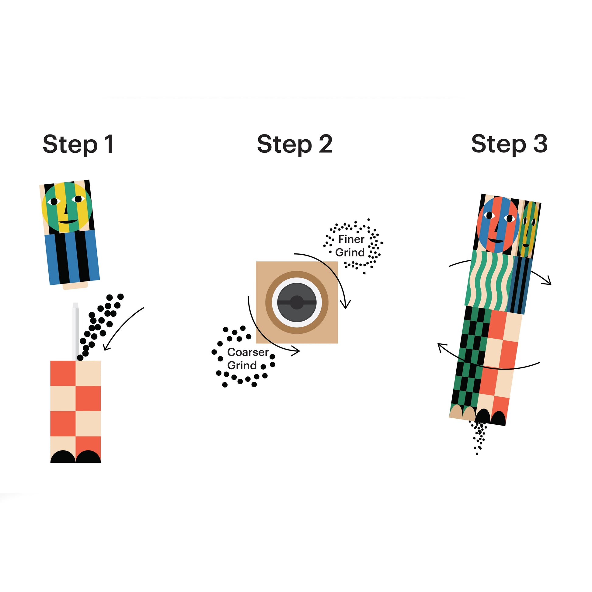 Peper & Zoutmolen Everybody Wit│Areaware│art. DDHEGW│instructies