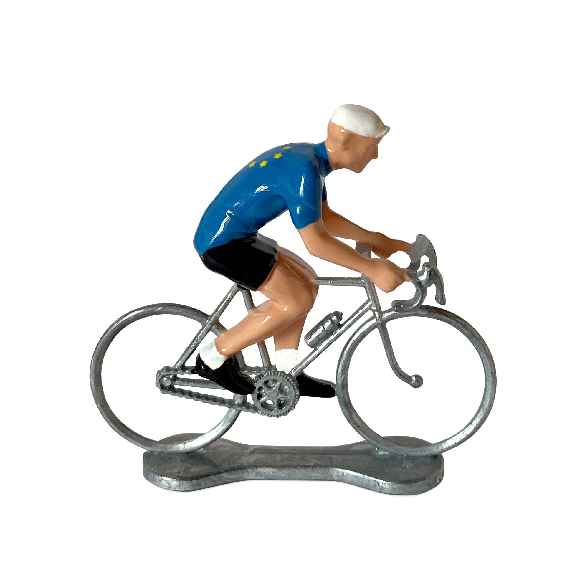 Bernard & Eddy Minatuur Wielrenner│Fietser Kampioen Europa│art. 303056│zijaanzicht