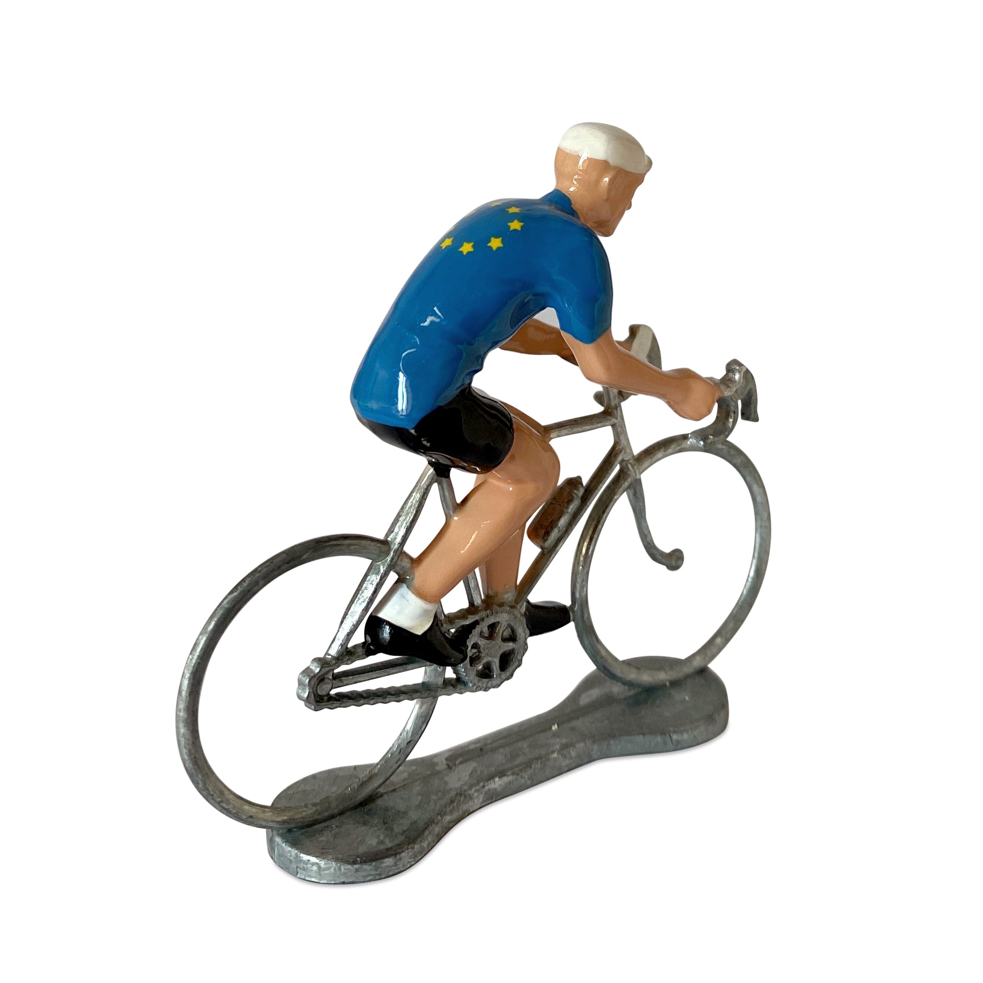 Bernard & Eddy Minatuur Wielrenner│Fietser Kampioen Europa│art. 303056│achterkant schuin