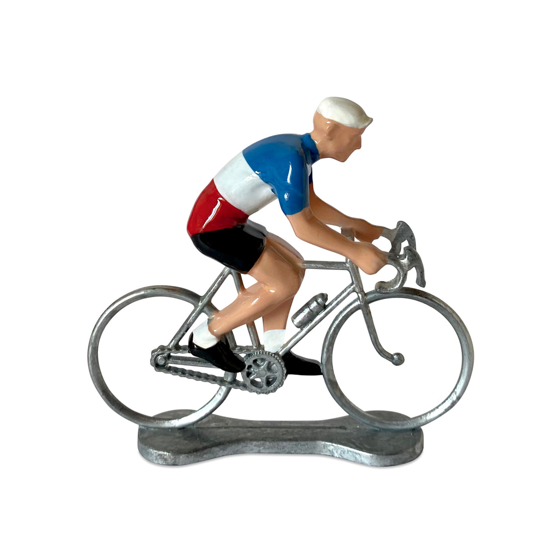 Miniatuur Wielrenner Fietser Frankrijk│Bernard&Eddy│art. 30117│zijaanzicht
